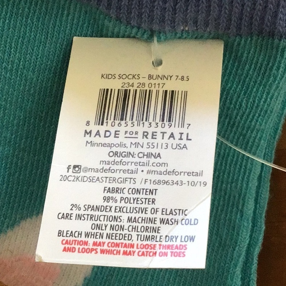 Vibrant Colorful Easter Spring Socks Trio - NWT - Picture 4 of 8